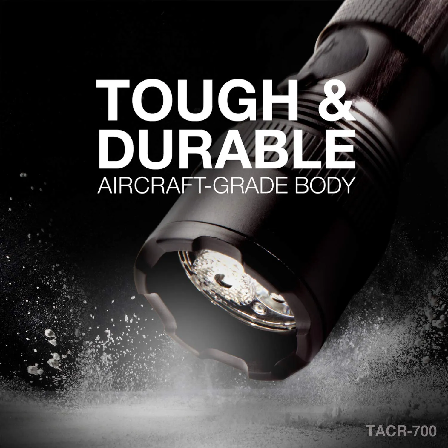 LED Tactical Rechargeable Flashlights, High Lumens, Heavy Duty