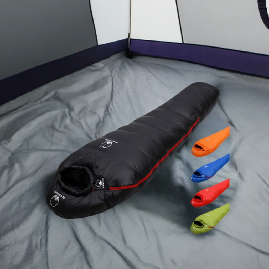 Light Weighted Thermal Mummy Style White Goose Down Sleeping Bag For All Seasons Travel