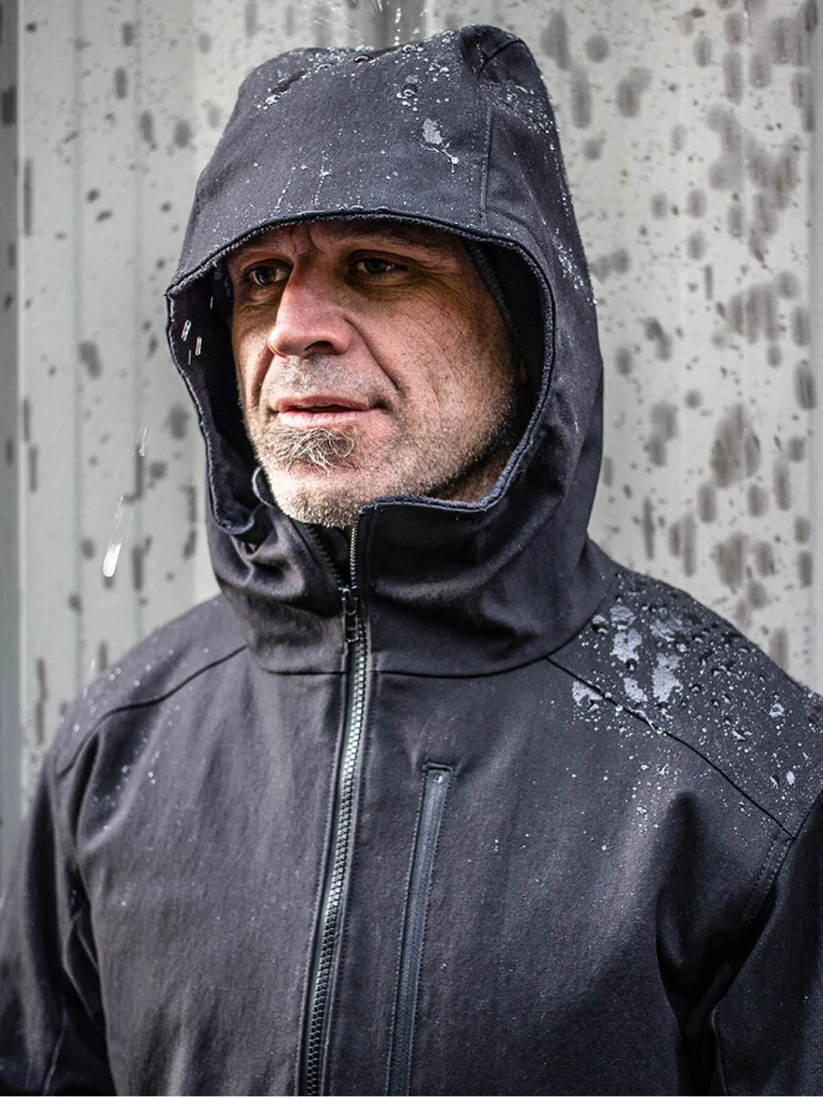 Lined NYCO Hooded Jacket