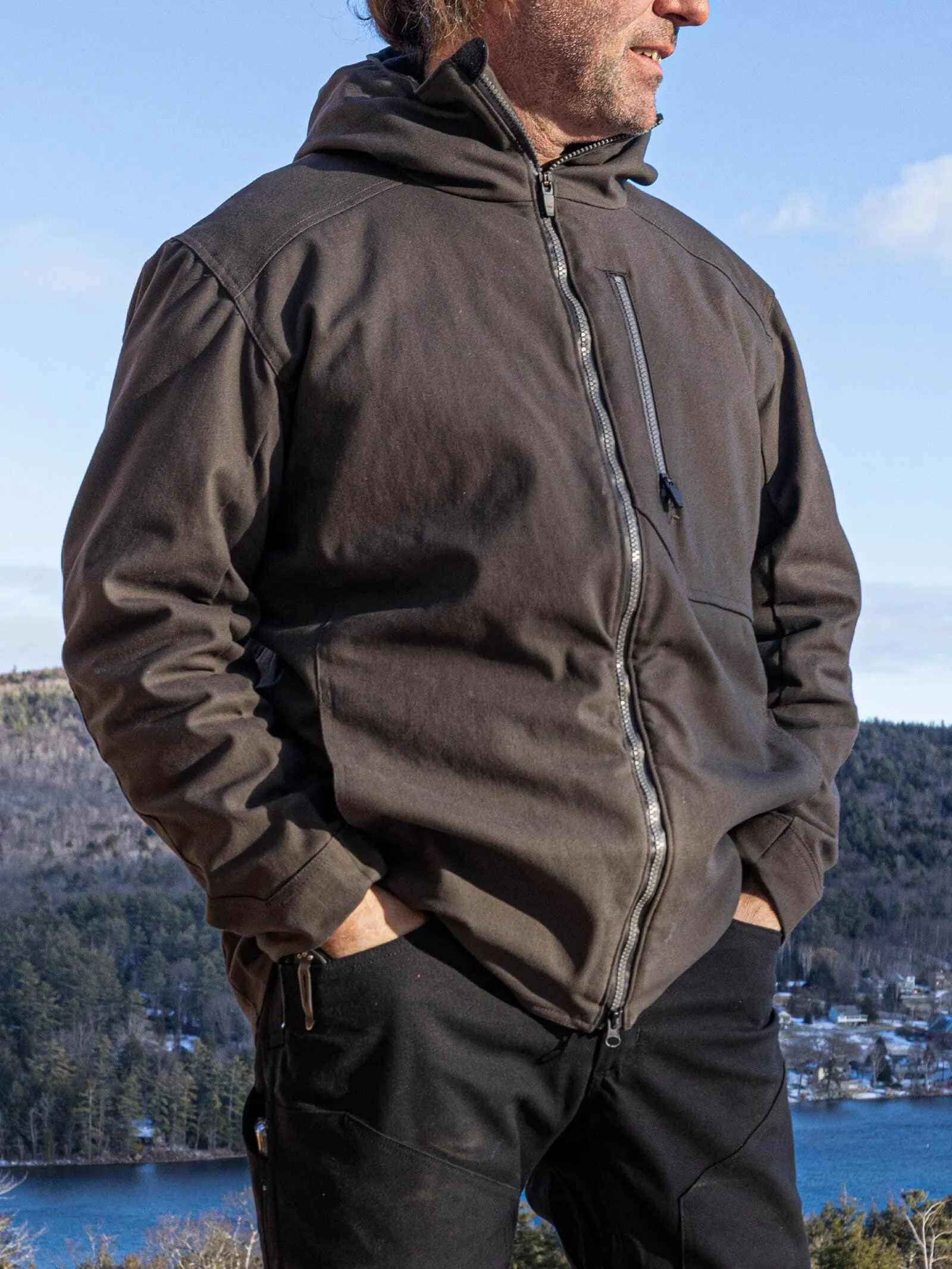 Lined NYCO Hooded Jacket