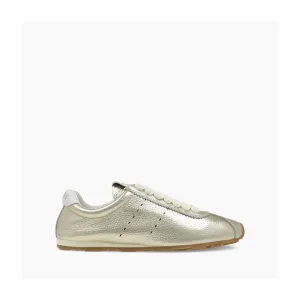LODI Metallic Gold Leather Trainers