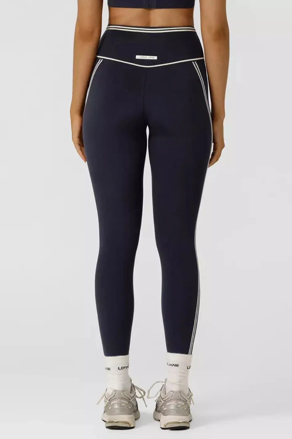 Lorna Jane - Retro Track Ankle Biter Legging