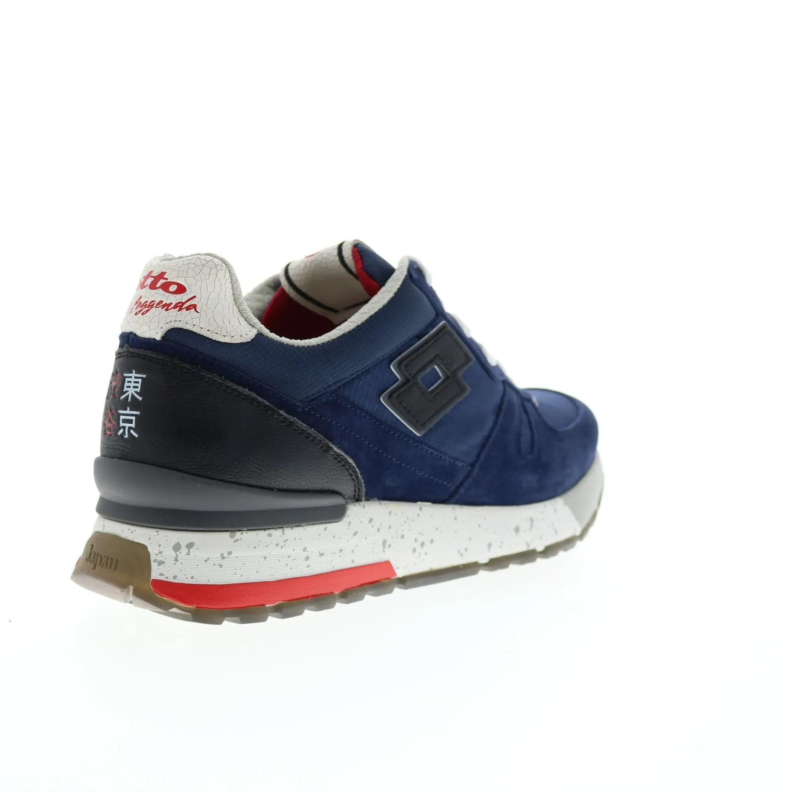 Lotto Tokyo Shibuya LOF21M217139 Mens Blue Suede Lifestyle Sneakers Shoes