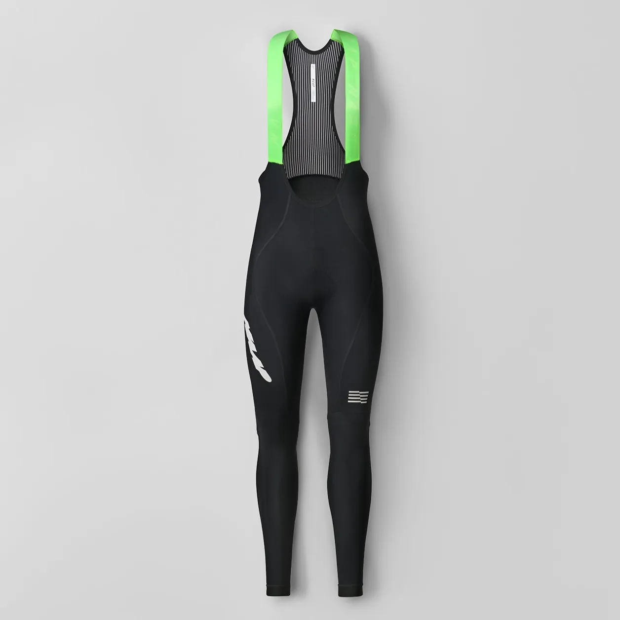 MAAP Women's Eclipse Team Thermal Winter Tights - Black/Fluro Green
