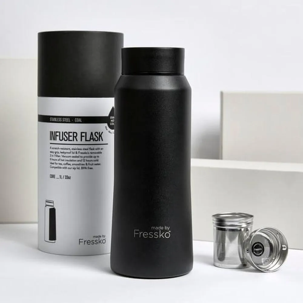 Made by Fressko CORE Insulated Infuser Flask with 2 in 1 Infuser - 1L