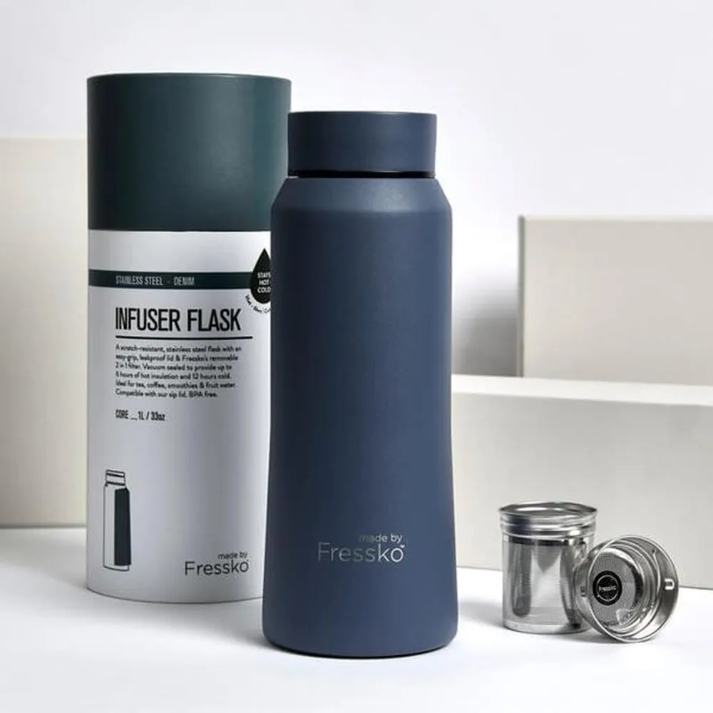 Made by Fressko CORE Insulated Infuser Flask with 2 in 1 Infuser - 1L