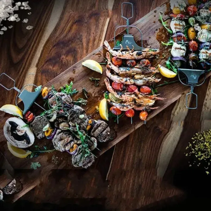 MasterGrill 3 Way Grill Skewers - GrillSavant