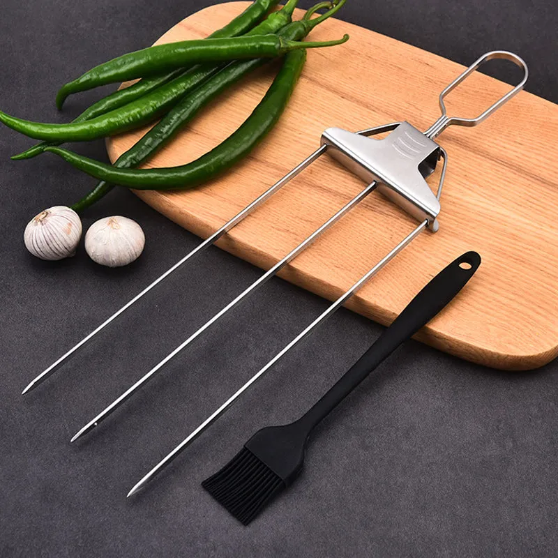 MasterGrill 3 Way Grill Skewers - GrillSavant