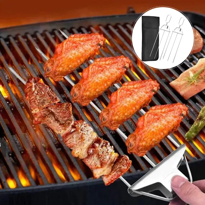 MasterGrill 3 Way Grill Skewers - GrillSavant