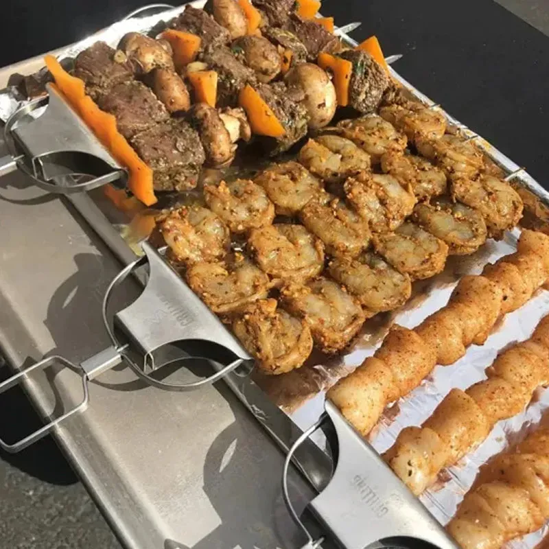 MasterGrill 3 Way Grill Skewers - GrillSavant