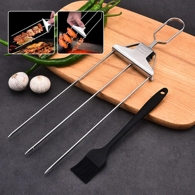 MasterGrill 3 Way Grill Skewers - GrillSavant