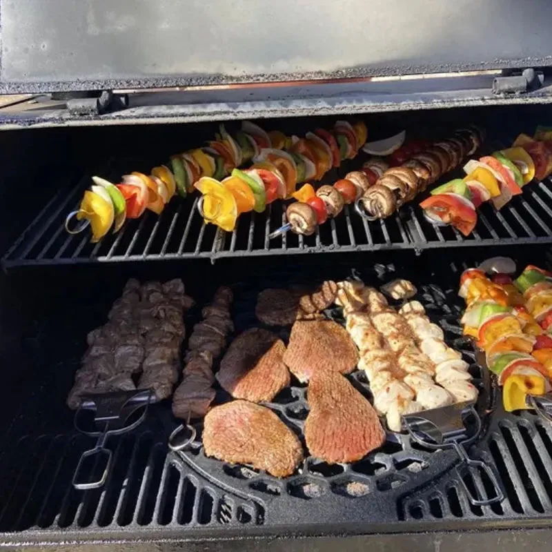 MasterGrill 3 Way Grill Skewers - GrillSavant