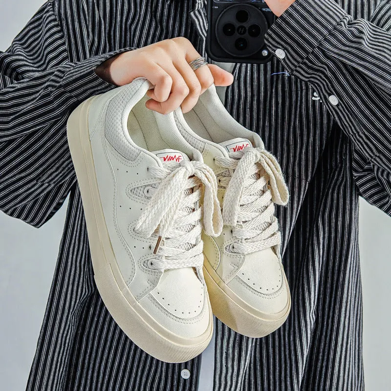 Men Fashion Breathable Flat Casual Skate Shoes