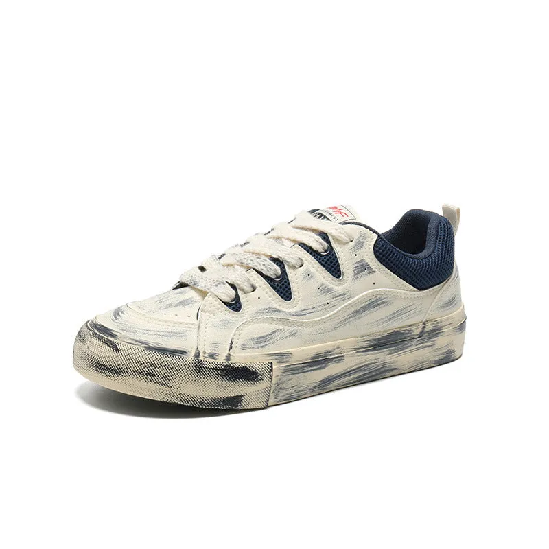 Men Fashion Breathable Flat Casual Skate Shoes