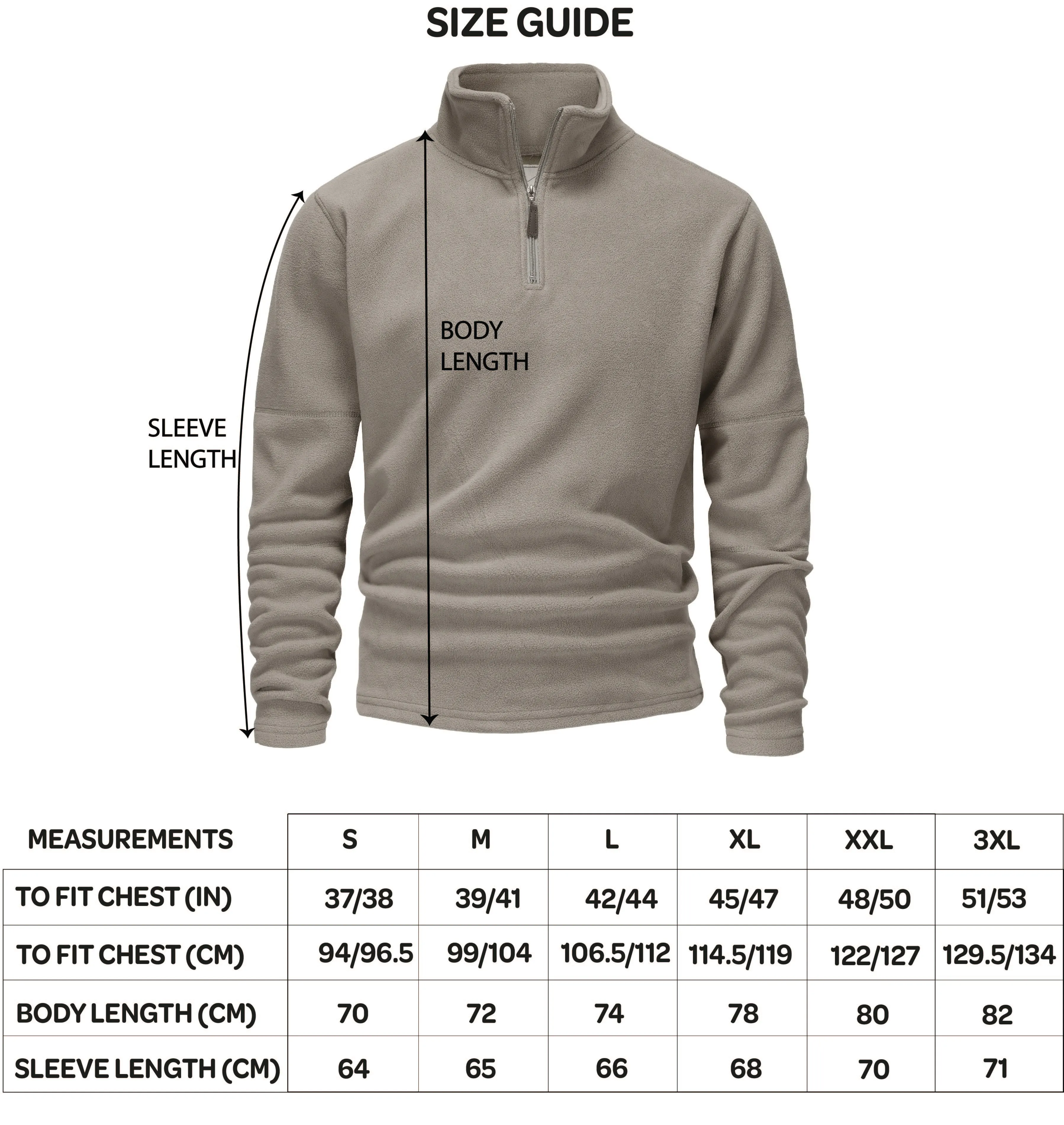 Mens 1/4 Zip Fleece Jumper - Navy