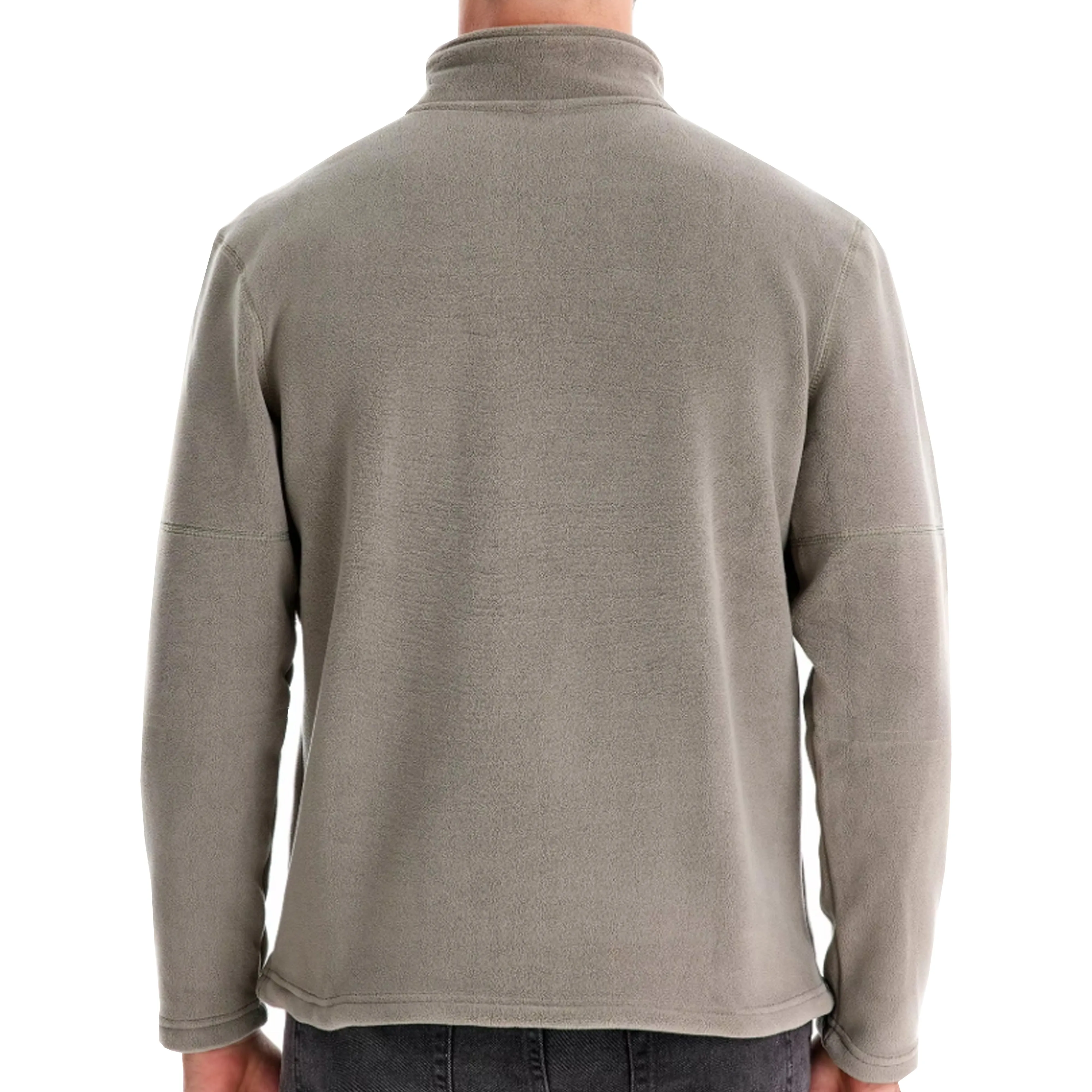 Mens 1/4 Zip Fleece Jumper - Navy