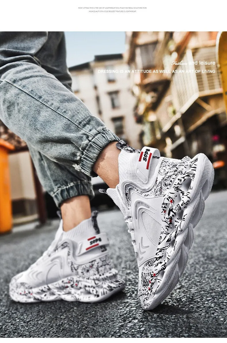 Mens casual Trainer running Shoes