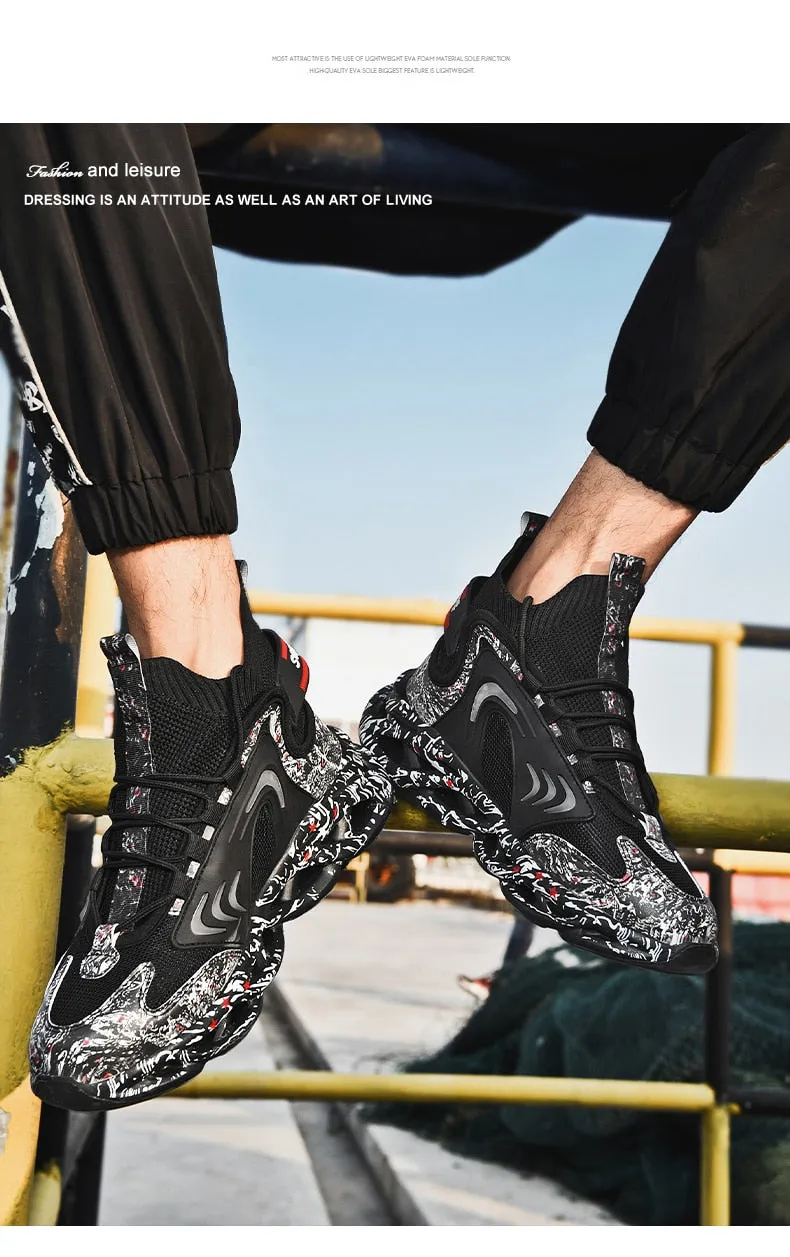 Mens casual Trainer running Shoes
