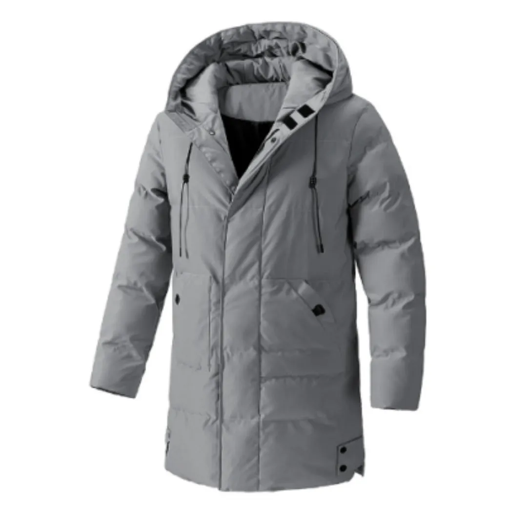 Men's Cozy Insulated Hooded Winter Coat | Multi Pockets