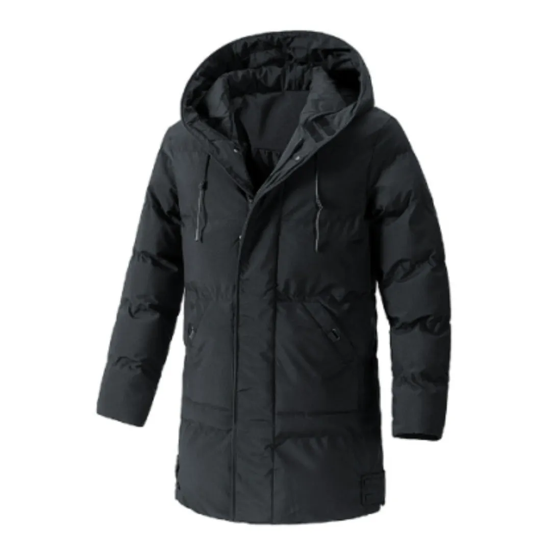 Men's Cozy Insulated Hooded Winter Coat | Multi Pockets
