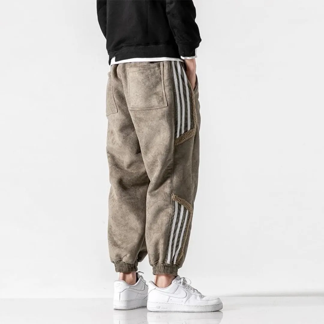 Men's Cozy Winter Walking Baggy Pants | Warm