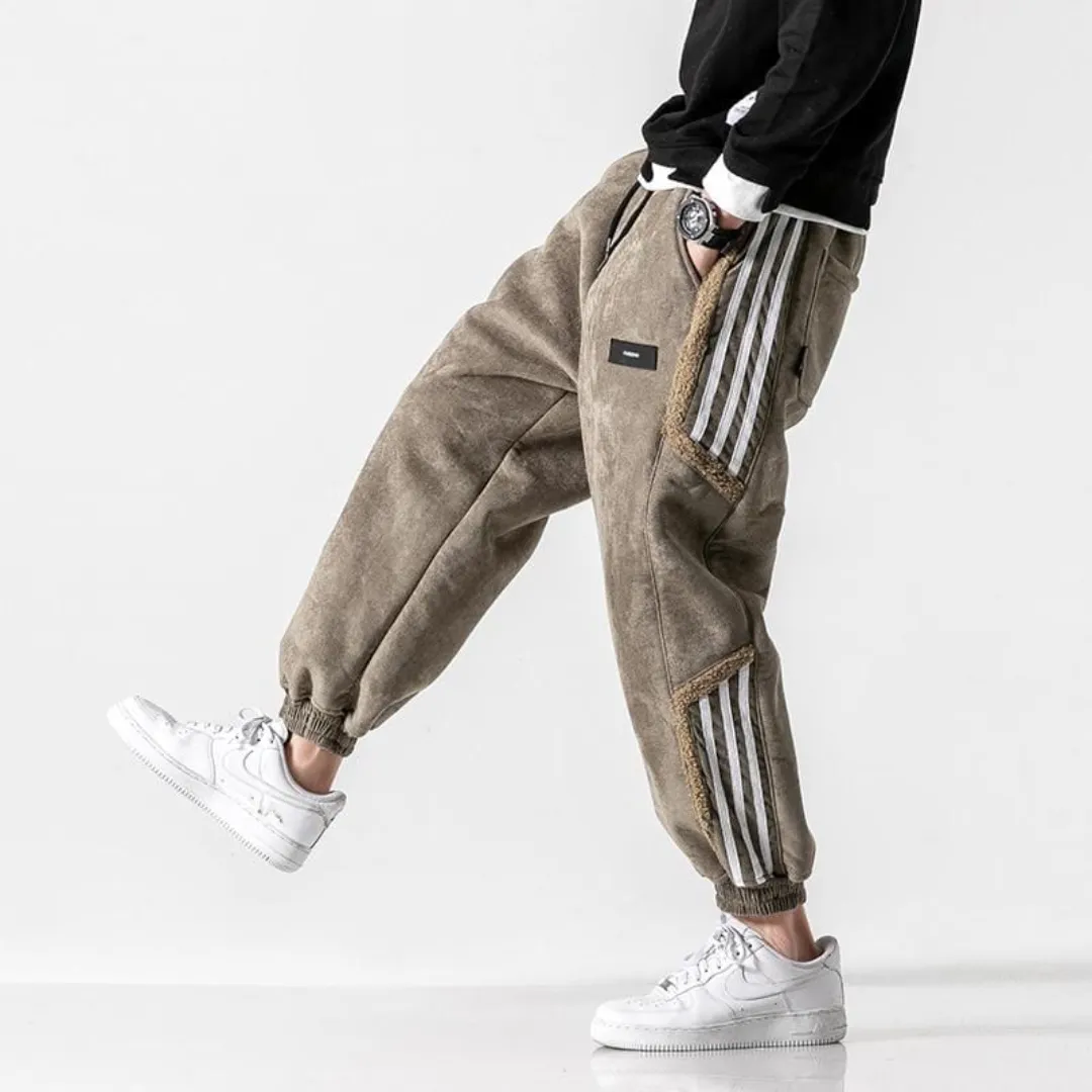 Men's Cozy Winter Walking Baggy Pants | Warm