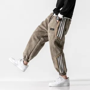 Men's Cozy Winter Walking Baggy Pants | Warm