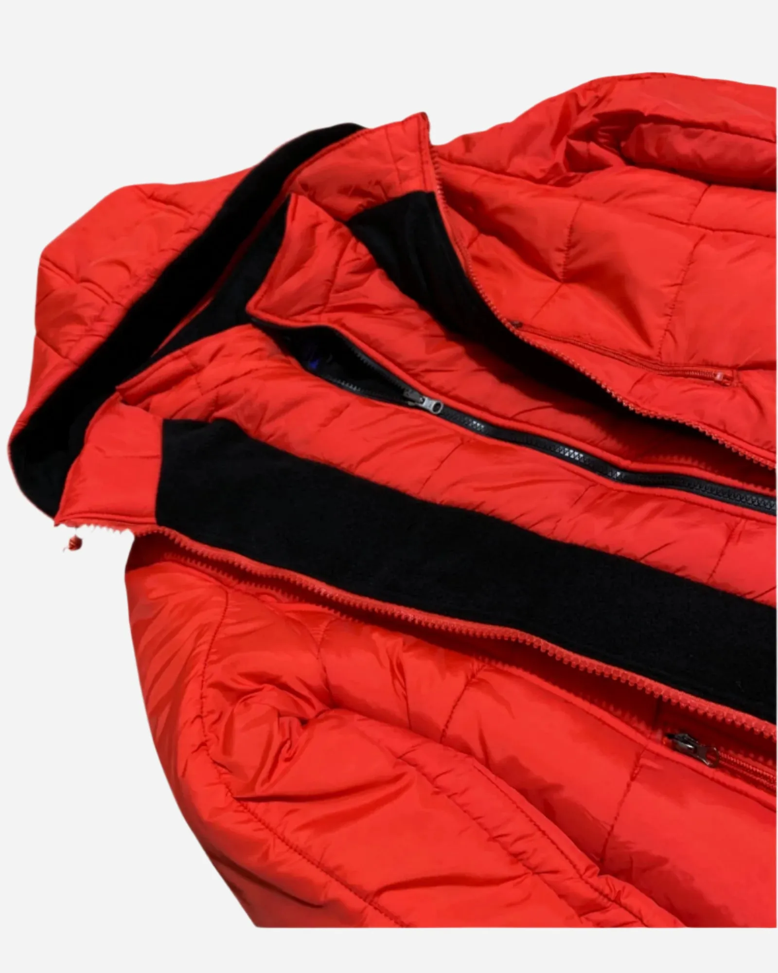 Men's Heavy Padded Full Fleece Insulated Negative Degree Winter Coat Jacket (Removable Storm Hood)