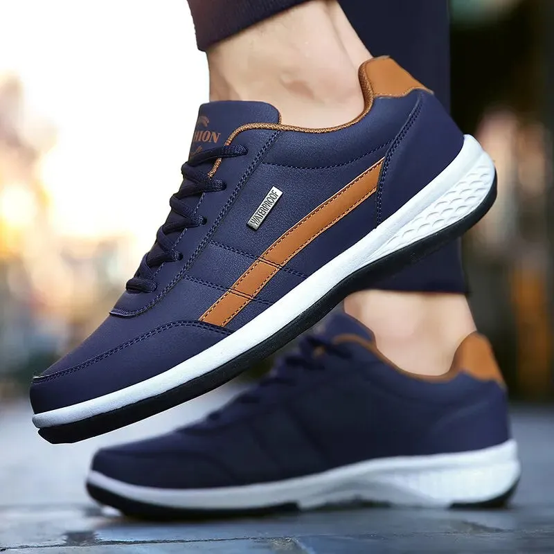 Mens Non Slip Walking Sneakers for Leisure and Sports