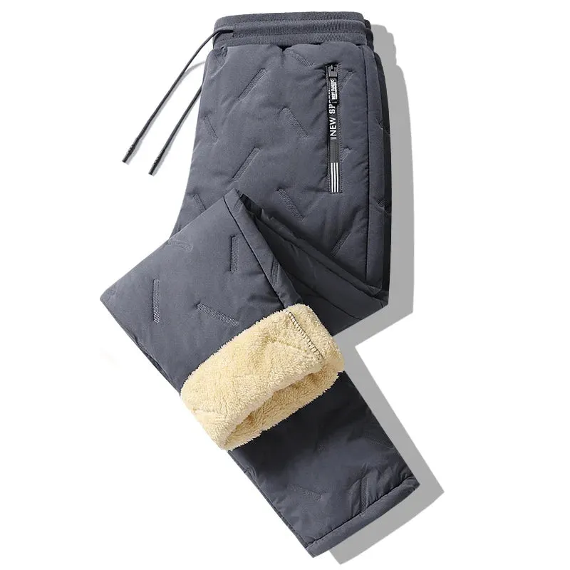 Men's Plush Fleece Thermal Sweatpants