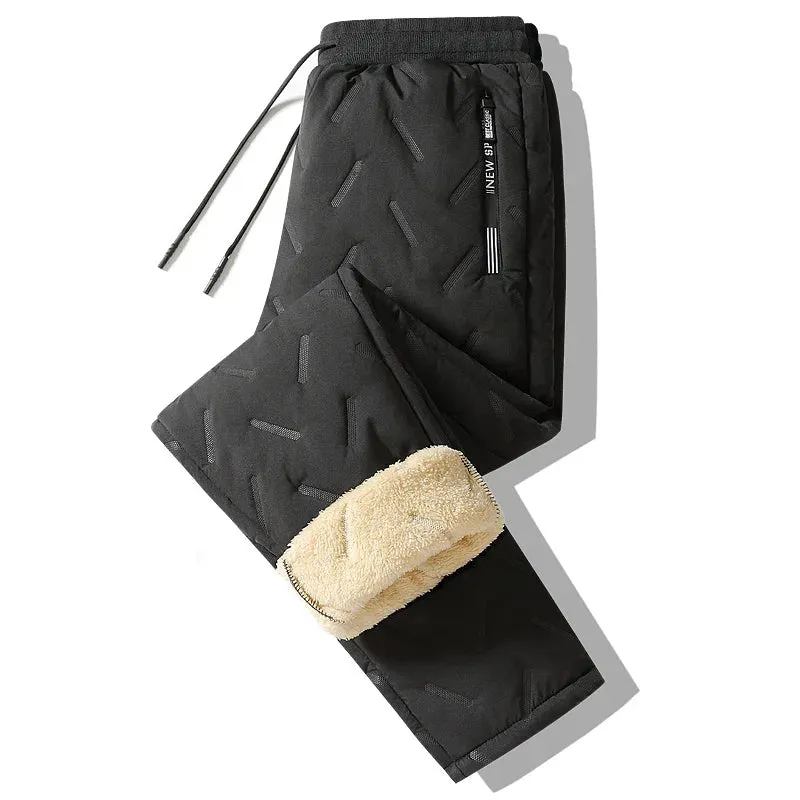 Men's Plush Fleece Thermal Sweatpants