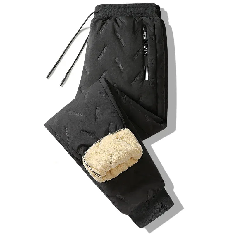 Men's Plush Fleece Thermal Sweatpants