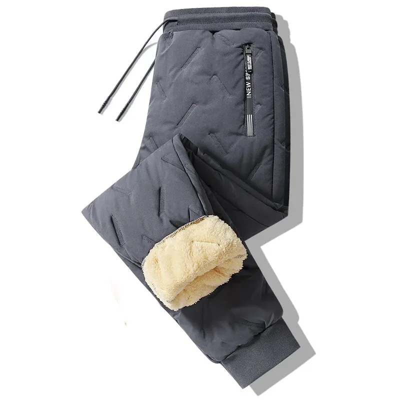 Men's Plush Fleece Thermal Sweatpants