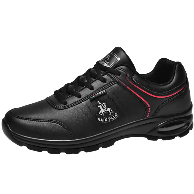 Men's Spring Breathable Casual Shoes Leather Air Cushion Non-slip Fashion Casual Shoes Fashion Classic Men's Sneakers