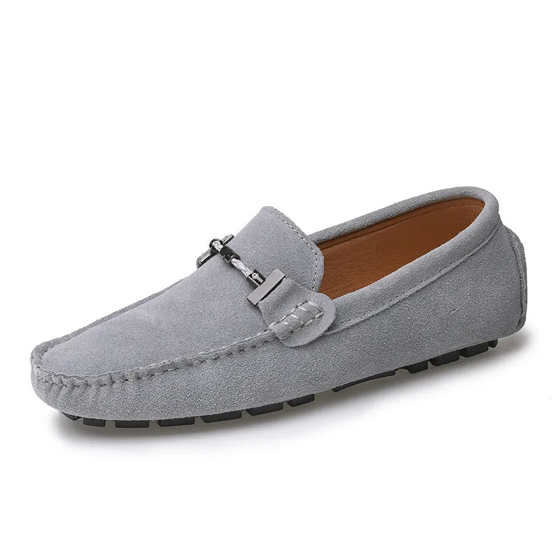 Men's Spring Genuine Handmade Stitching Soft Bottom Men's Shoes