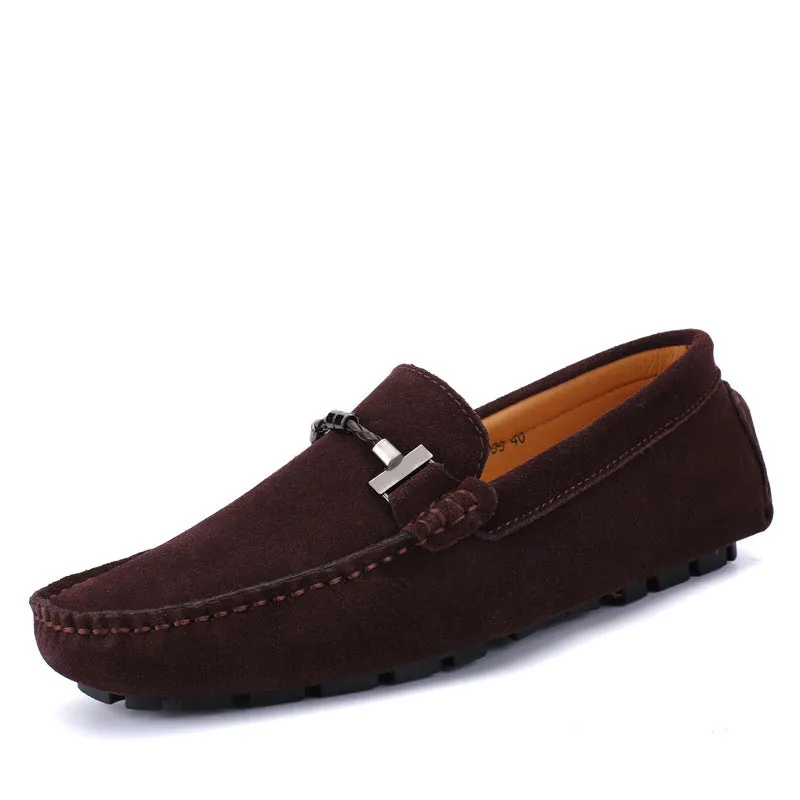 Men's Spring Genuine Handmade Stitching Soft Bottom Men's Shoes