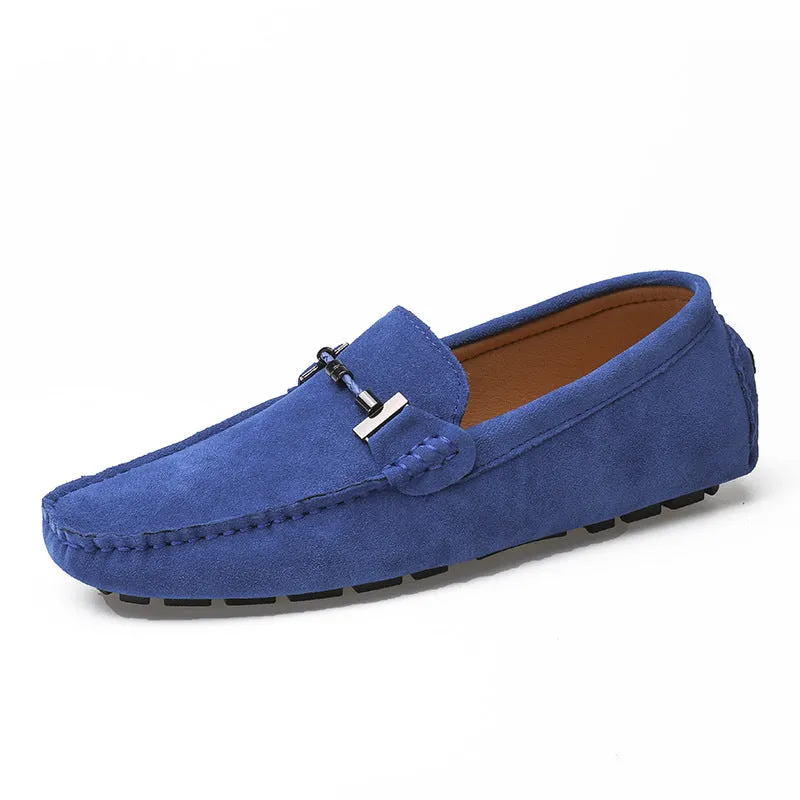 Men's Spring Genuine Handmade Stitching Soft Bottom Men's Shoes