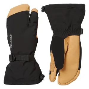 Mens Waterproof Thermal Ski Split Finger Mittens