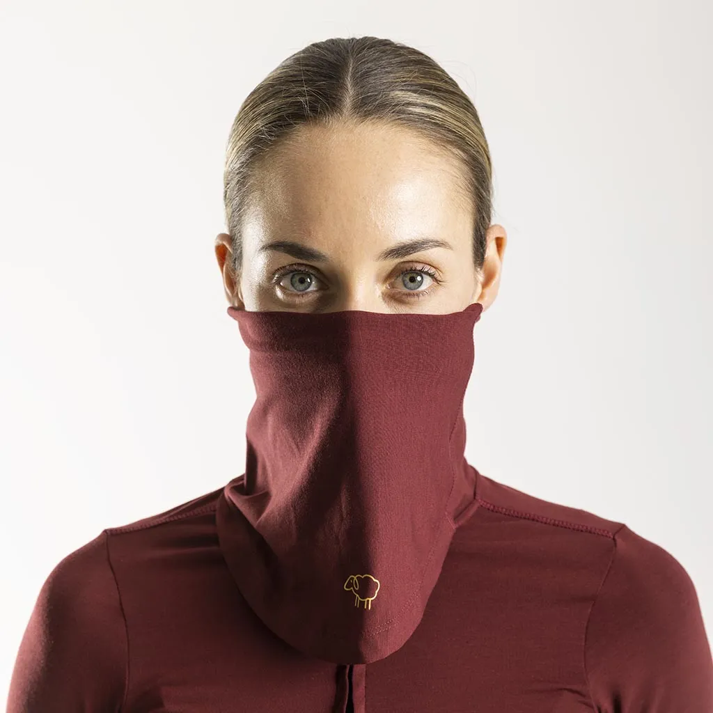 Merino Midweight Collar VitaTube (Bloodstone)
