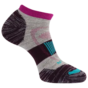 Merrell Merino Wool Zone Cushion Comfort Hiking Low Cut Sock with Blister Protection and Fast Dry Moisture Wicking