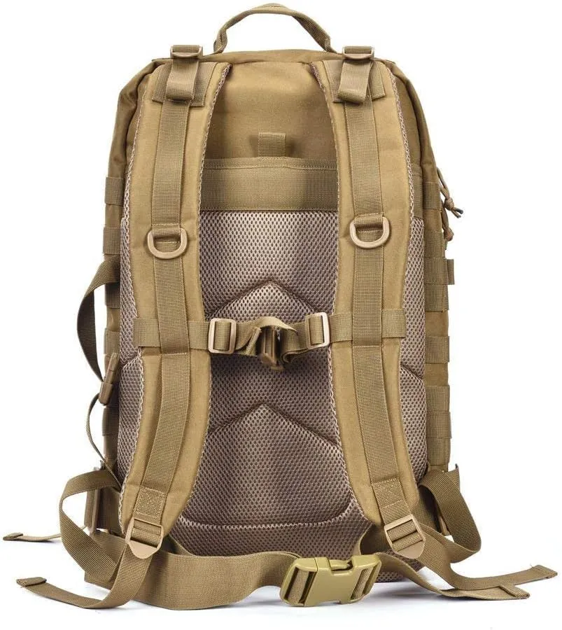 Military Molle Tactical Backpack, 3-Day Assault Pack with hydration compatibility