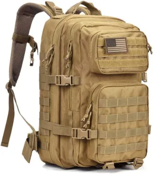 Military Molle Tactical Backpack, 3-Day Assault Pack with hydration compatibility
