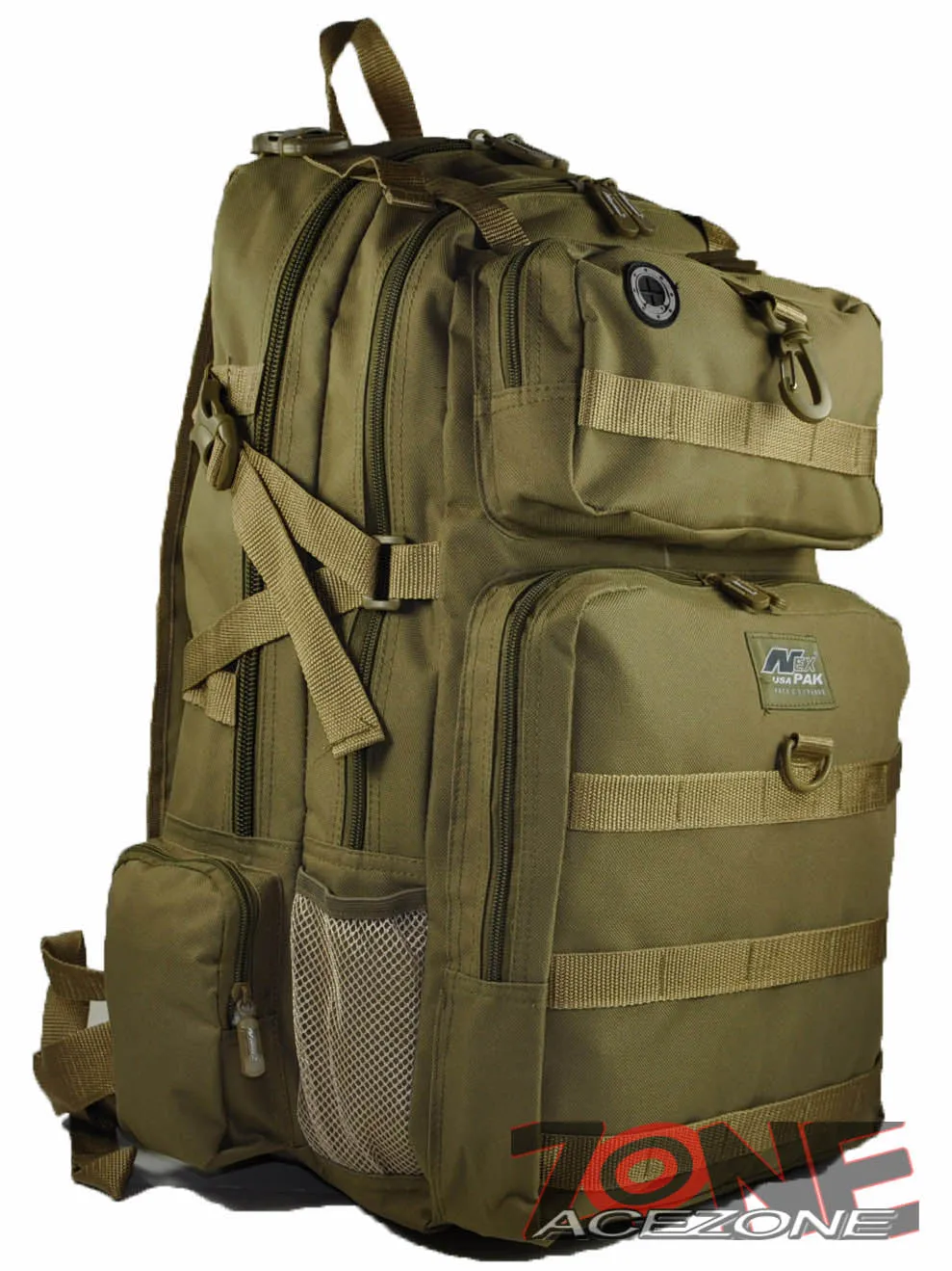 Miltary Backpack Nexpak USA Hunting Camping Tactical Outdoor DP321 TAN