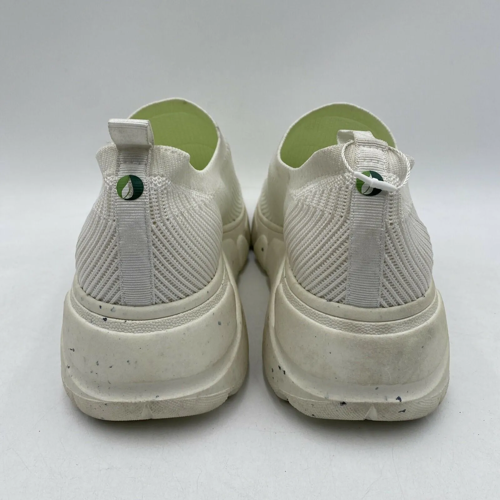 Mix No. 6 IDINE White Stretch Knit Round Toe Tread Sole Sneakers, Women’s 11M - Very Good