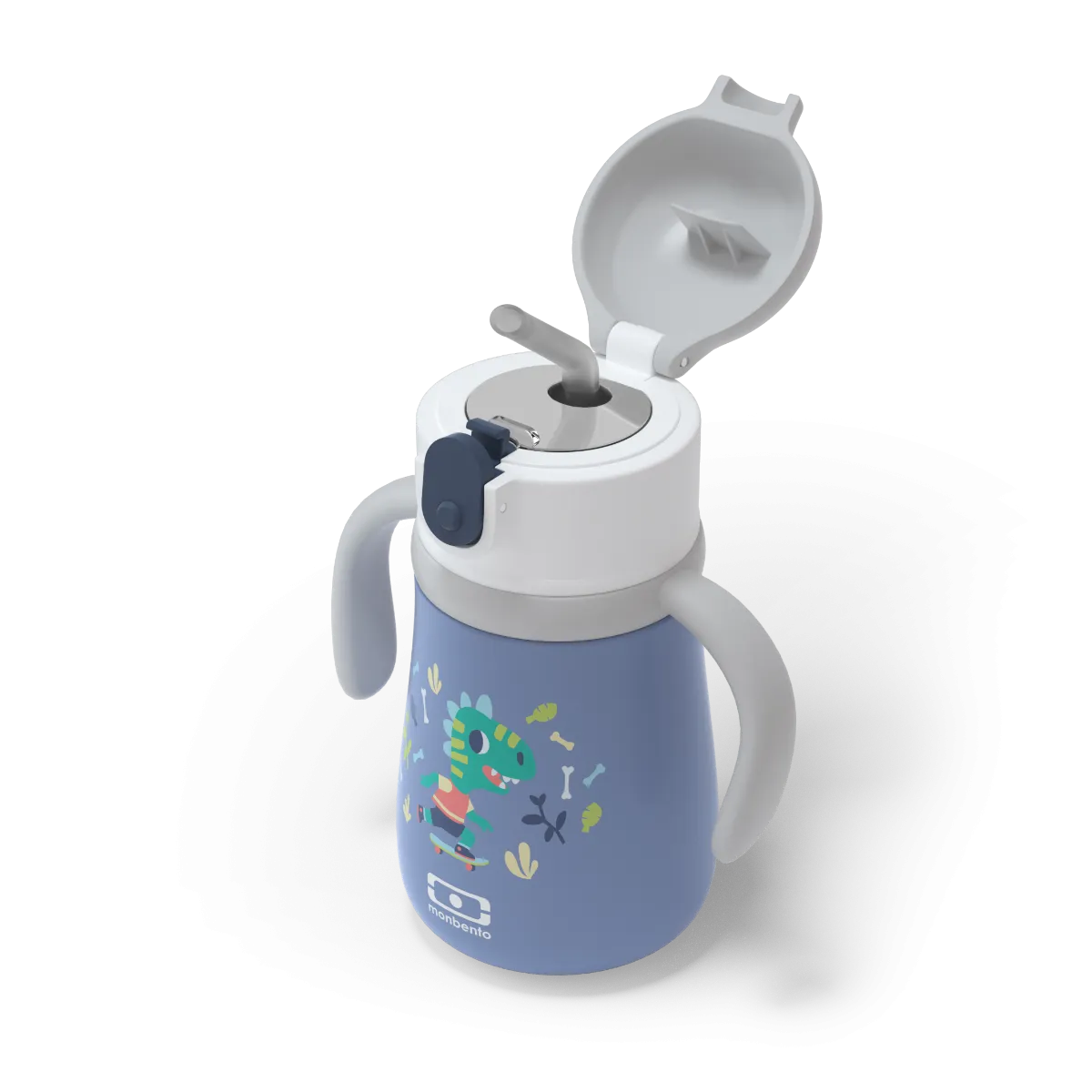 Monbento MB Stram Insulated Kid's Bottle - Graphic Dino