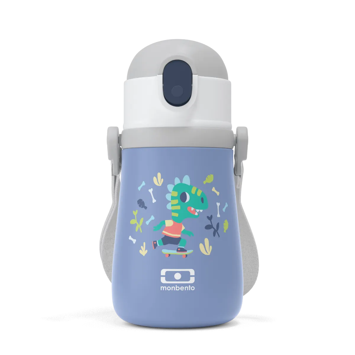 Monbento MB Stram Insulated Kid's Bottle - Graphic Dino