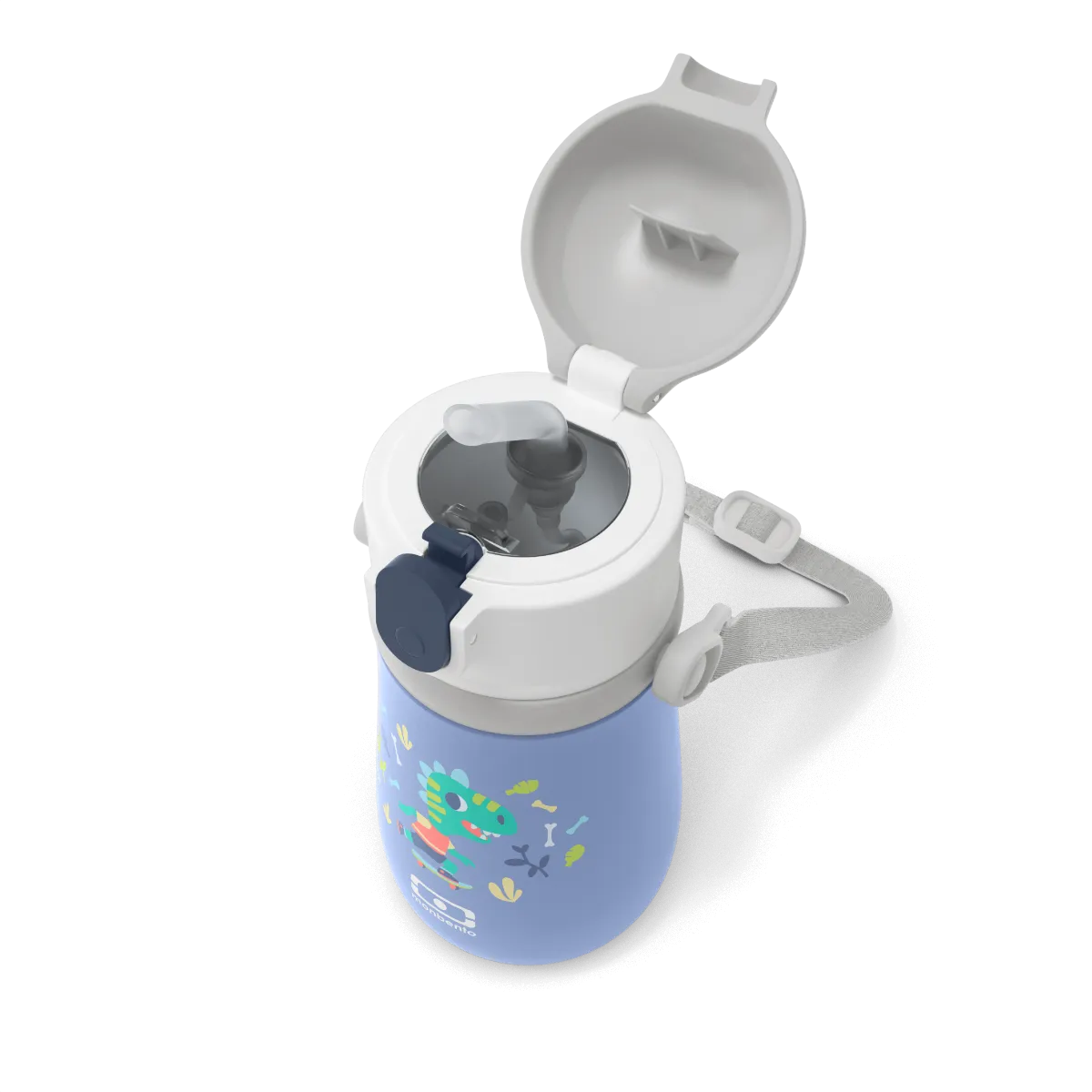 Monbento MB Stram Insulated Kid's Bottle - Graphic Dino