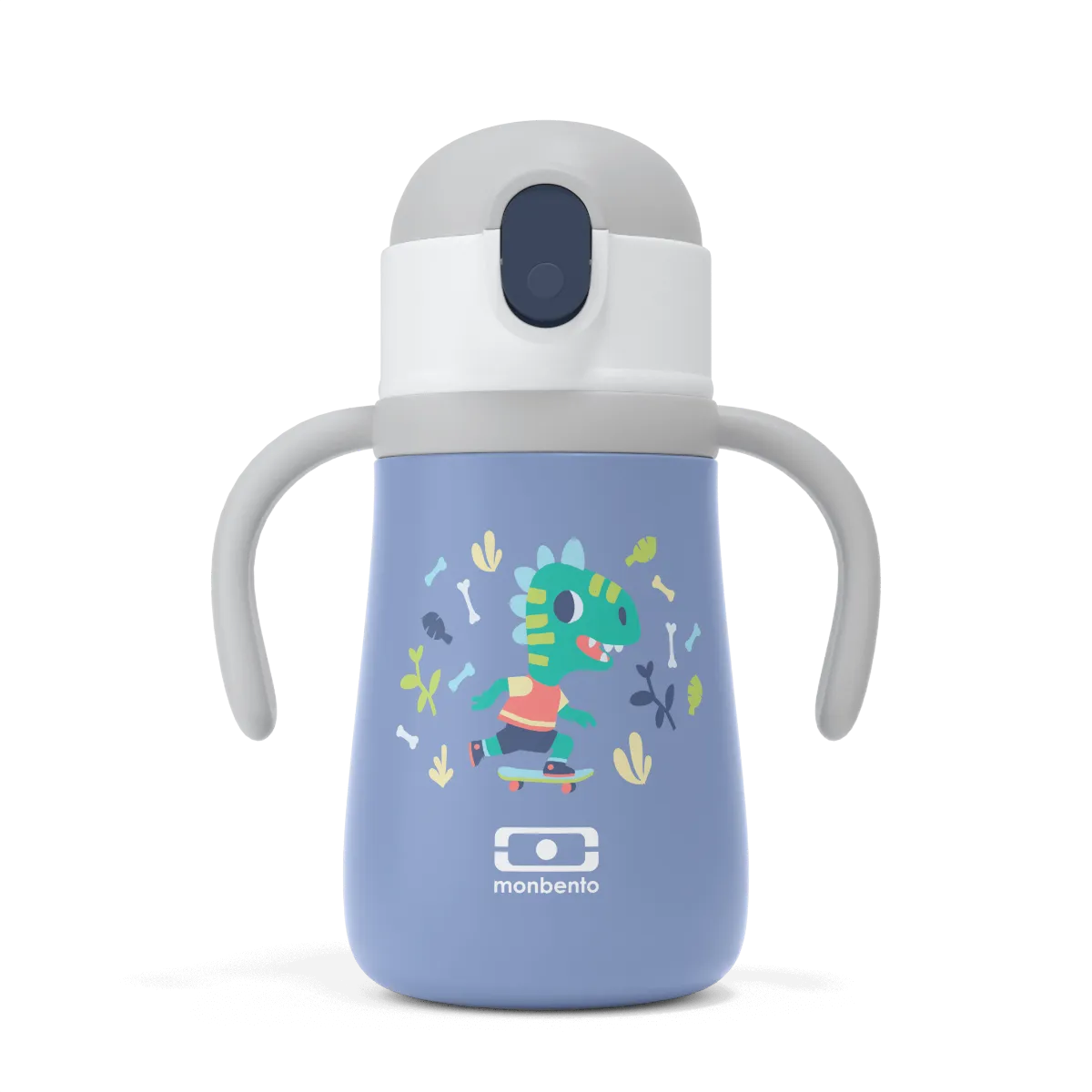Monbento MB Stram Insulated Kid's Bottle - Graphic Dino
