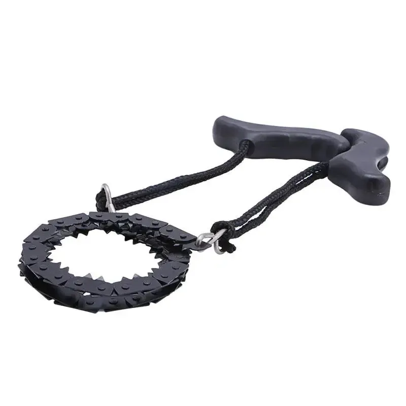 MOONBIFFY Heavy Duty Portable Hand Chainsaw - Carbon Steel, 19"