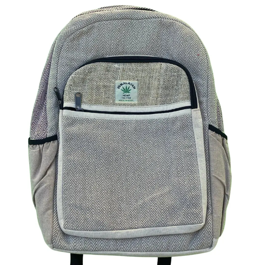 Multi-Color Hemp Backpack - Pure Himalayan Hemp (THC Free)